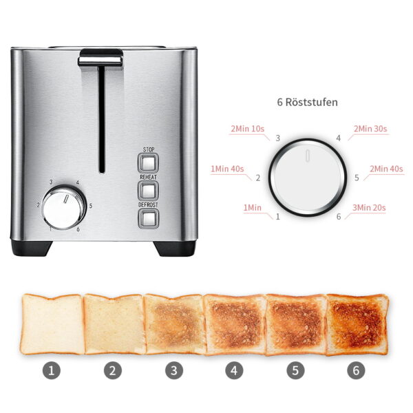 FREIHAFEN 800 watts Double Toaster Maker The perfect start to the day, with a crispy toast