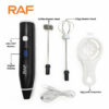 RAF R322 Electric Egg Whisk & Coffe Mixer High Speed Coffee Beater Rechargeable, egg beater, rechargeable egg beater, coffee beater,;