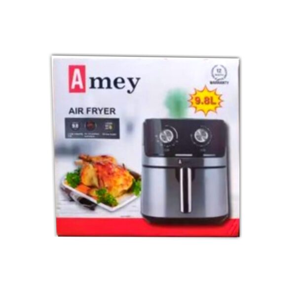 Amey Large Capacity Air Fryer - 1800W - 220V - 9.8L - Silver