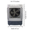 HA 777 ice box room air cooler by home appliances warehouse Lahore