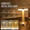 Portable LED table lamp with touch sensor 3 levels of brightness