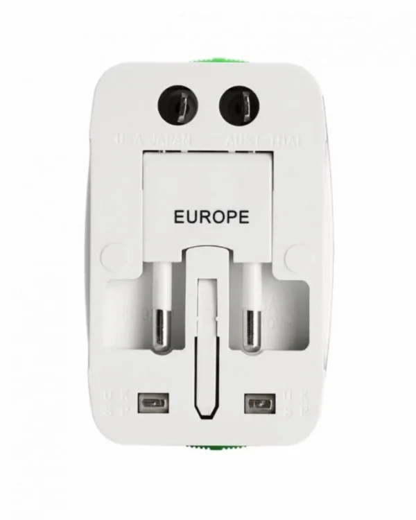 Universal Travel Adapter Plug - 4-in-1 International Power Converter with Safety Features