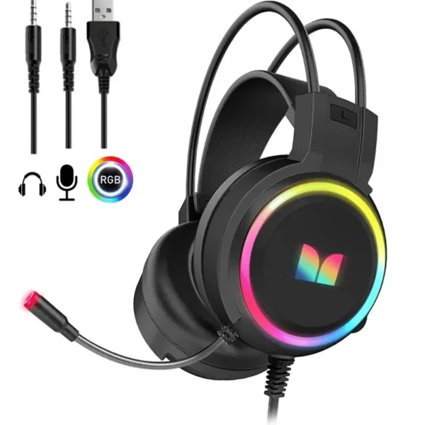 Monster RGB Gaming Headphone: 2 Pin & USB for Dynamic Lighting